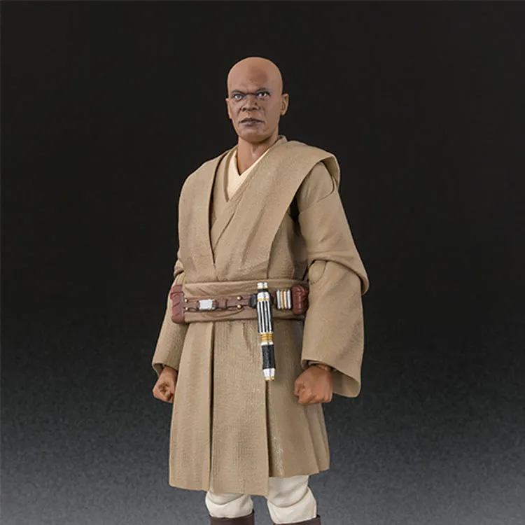 BANDAI Star Wars Characters Star Wars SHF Jedi Wad'uu Master Articulated Scale Figures-2