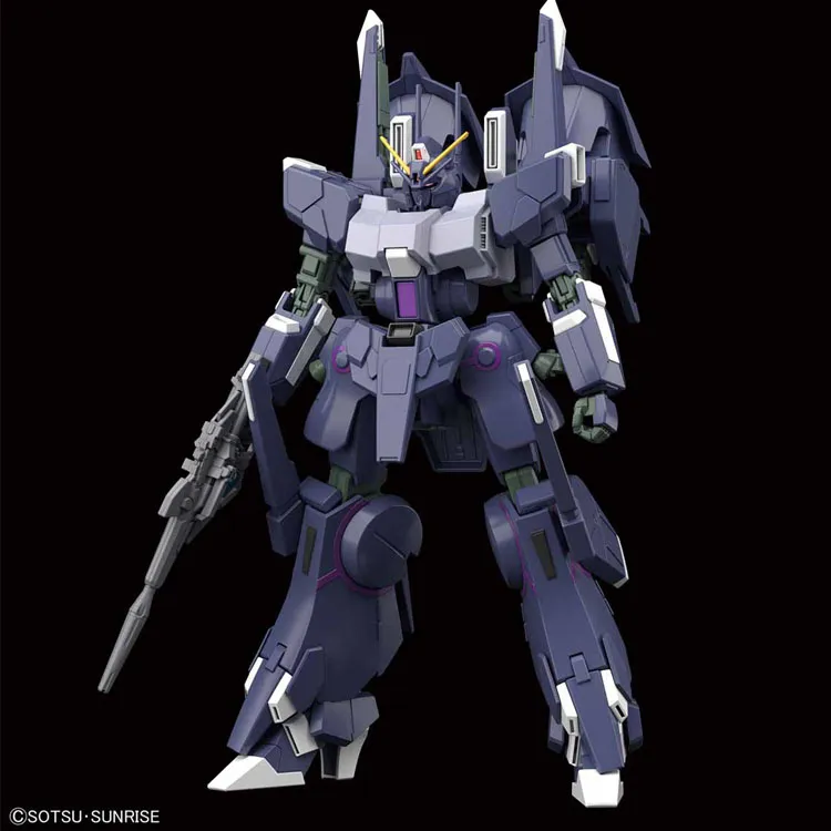 BANDAI Gundam Character HGUC Silver Bullet Zhaoying Banjigar Special Machine Gundam Model Kits-2