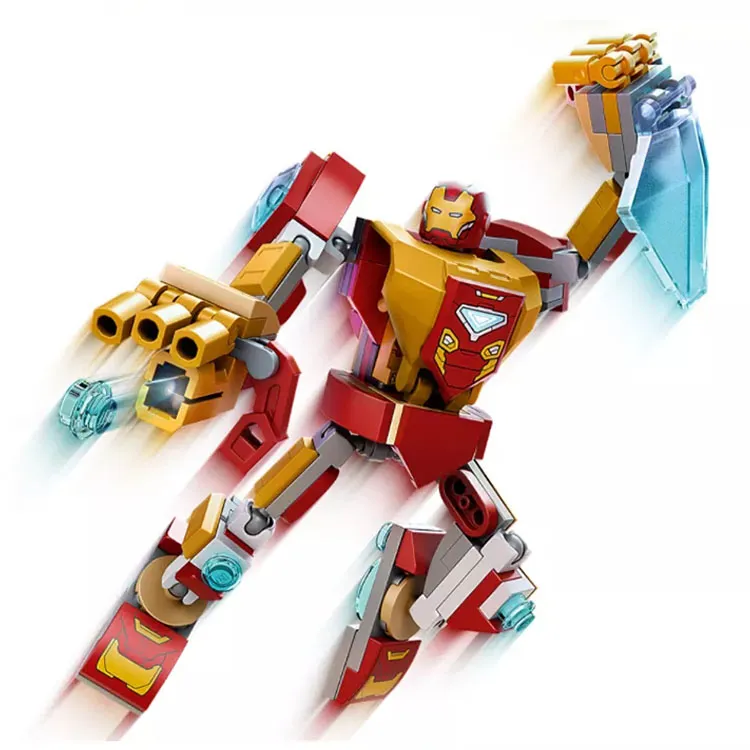 LEGO MARVEL Iron Man Mecha Building Blocks 130 Pcs 76203-2