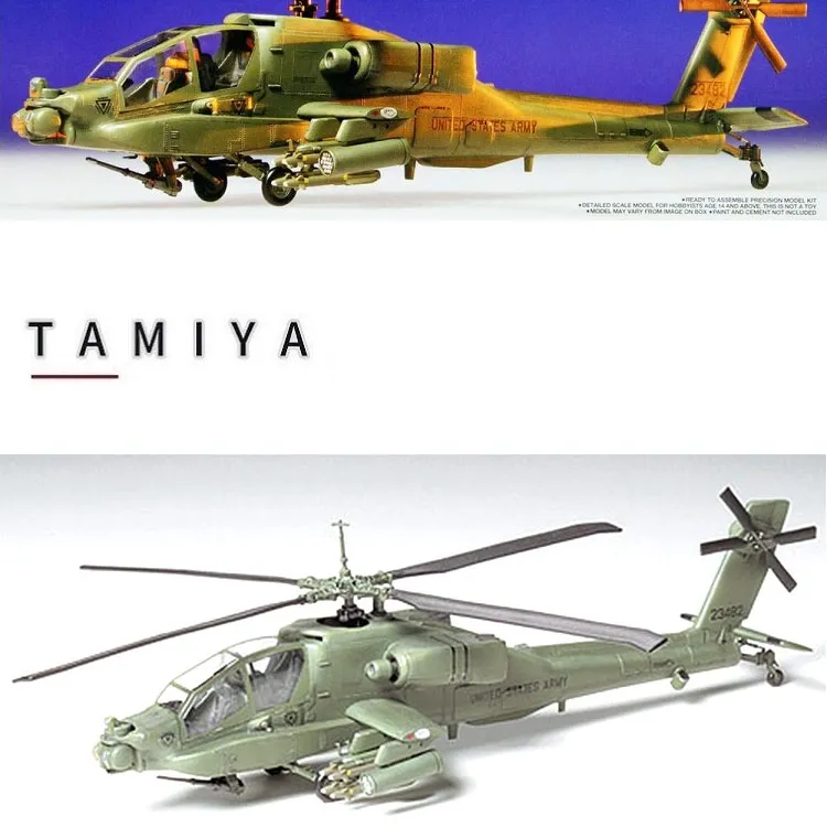 Tamiya HUGHES AH 64 APACHE Model Kits-3