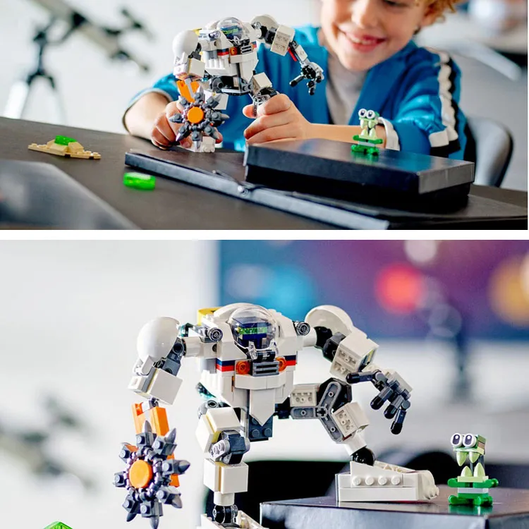 LEGO LOGO Creator 3 in 1 Space Mining Mecha Building Blocks 327 Pcs 31115-2
