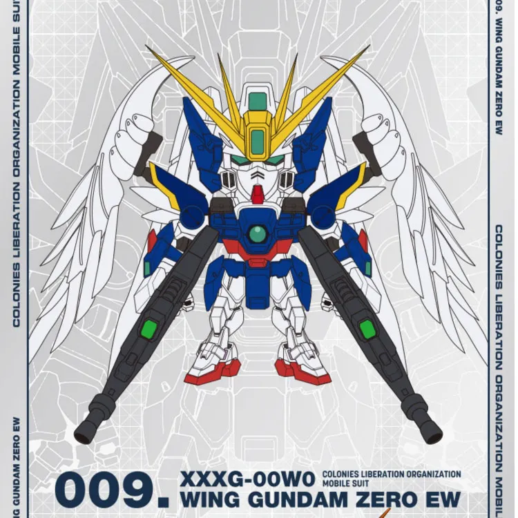 BANDAI QMSV Wing Gundam Zero EW Assembled Models-1