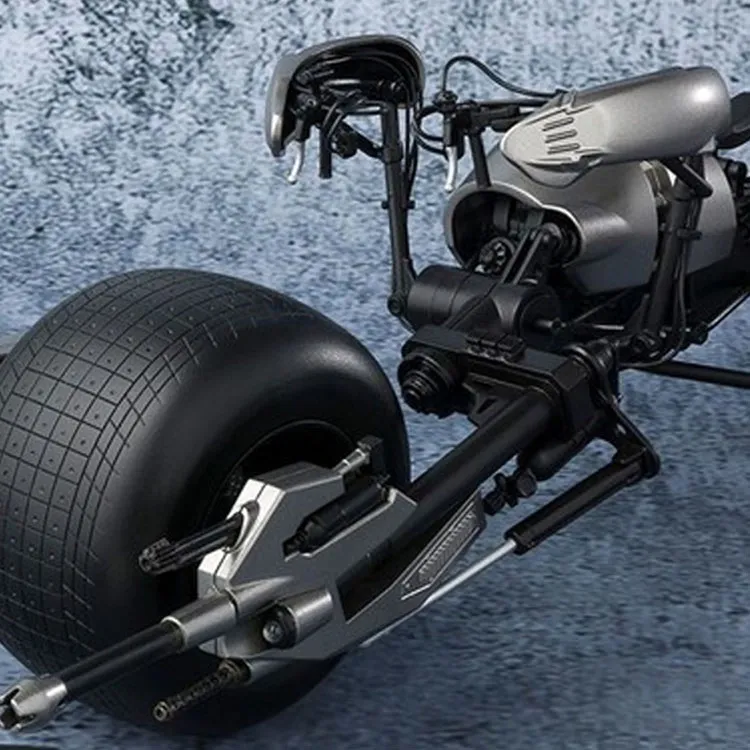 BANDAI Batman SHF American Collection Batmobile Assembled Models The Dark Knight Edition-2