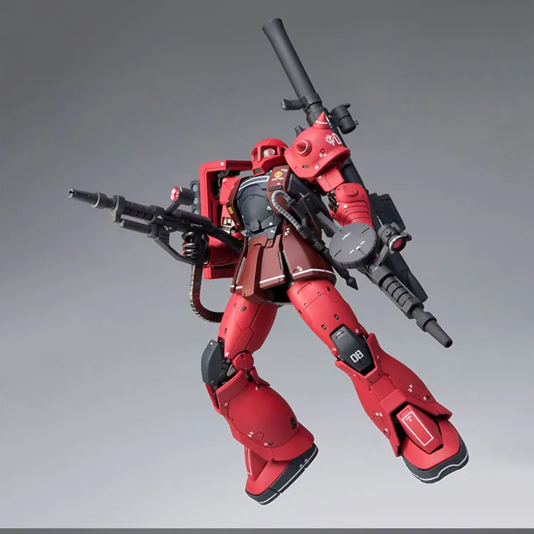 BANDAI Mobile Suit Gundam The Origin Gundam Fix Figuration Metal Composite MS-05S Char Aznable's Zaku I Action Figure Red-3