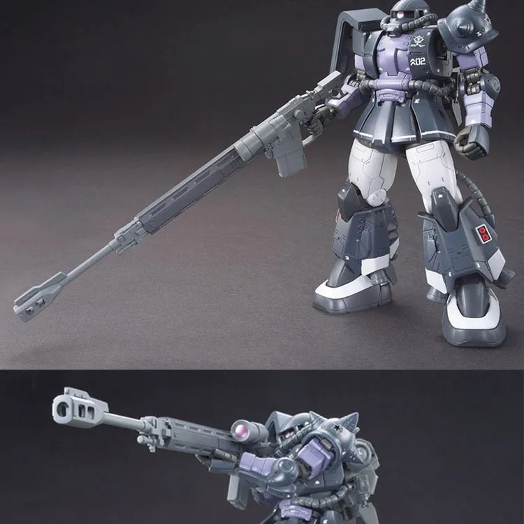 BANDAI HG Collection Bandai HG GTO 03 Zaku Black Triple Star Matthew Unit Hobby Model-2