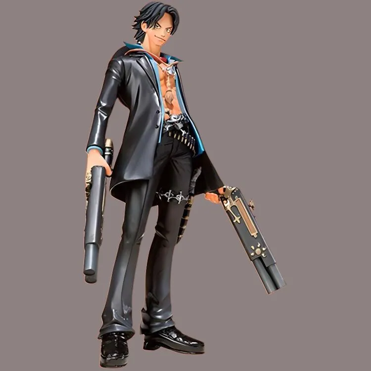 BANDAI Portgas D. Ace Figuartszero Portgas D. Ace Strong World Ver. Scale Figures-2