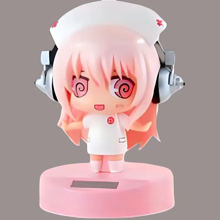 FURYU Nitro Super Sonico Little Nurse Outfit 10cm Bonus Gifts White-1