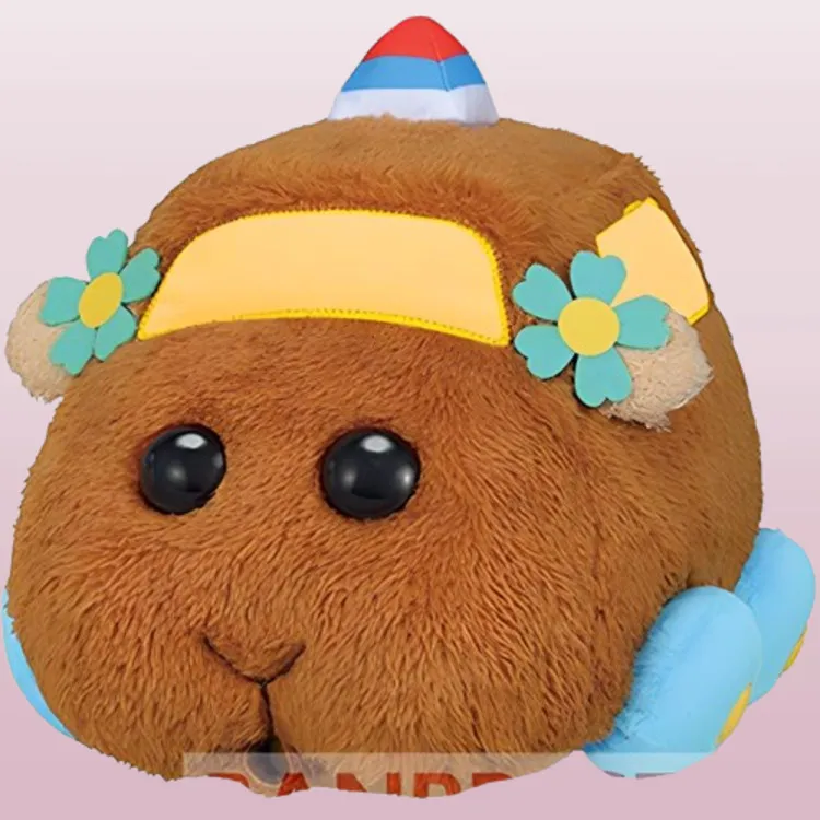 BANPRESTO Glass Factory PUI Guinea Pig Car, Driving School Dolls Plush Doll 22cm Height-3