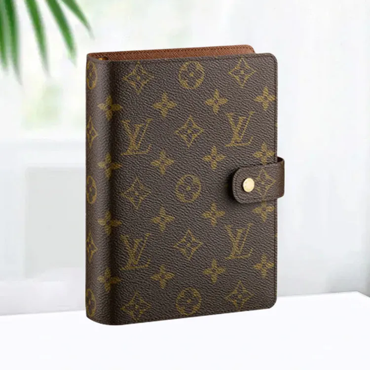 LOUIS VUITTON Medium Size Loose Leaf Notebook Cover Brown Laptops-3