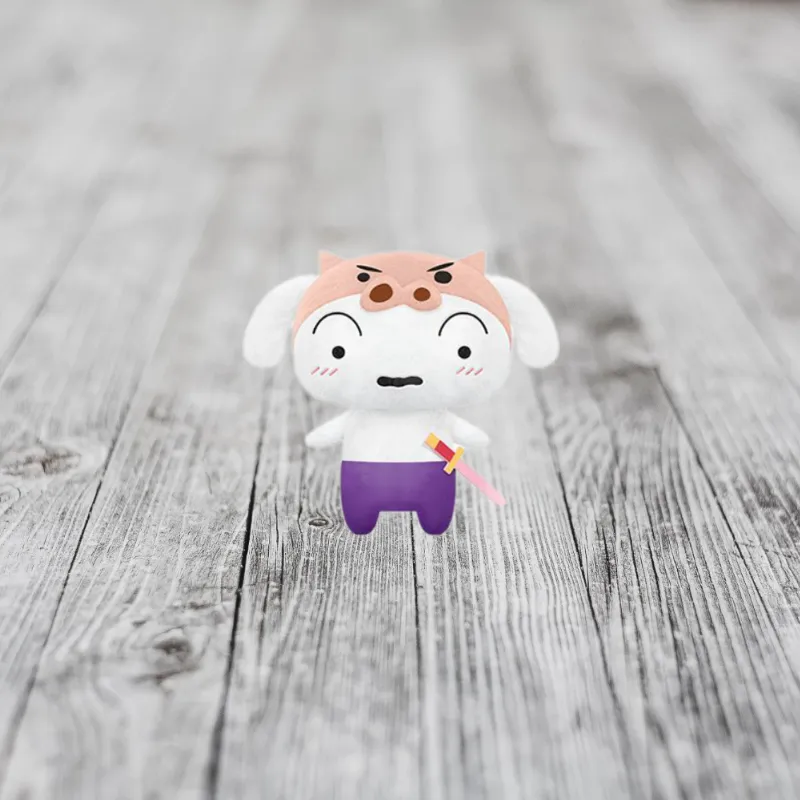TAITO x Crayon Shinchan Mecha DeKaman Nekko R Plush Toy ~ Fabric Lining With Brisk Guard Dolls Plush Doll 40cm High-2