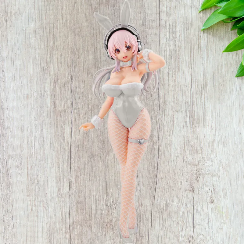 FURYU Super Sonico BiCute Bunnies Pearl White Version. Bonus Gifts-1