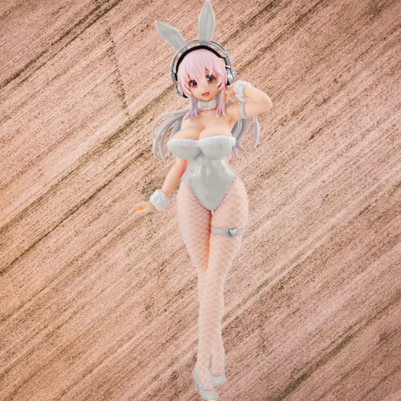 FURYU Super Sonico BiCute Bunnies Pearl White Version. Bonus Gifts-3