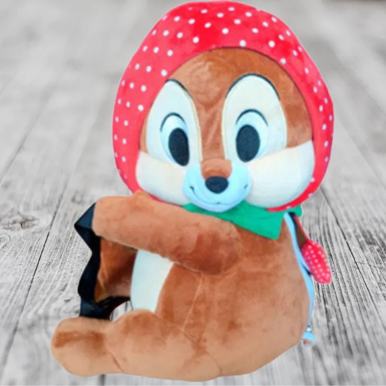 Disney Chip 'N Dale Backpack Russet Dolls Plush Doll 33cm Height Shanghai Disney-2