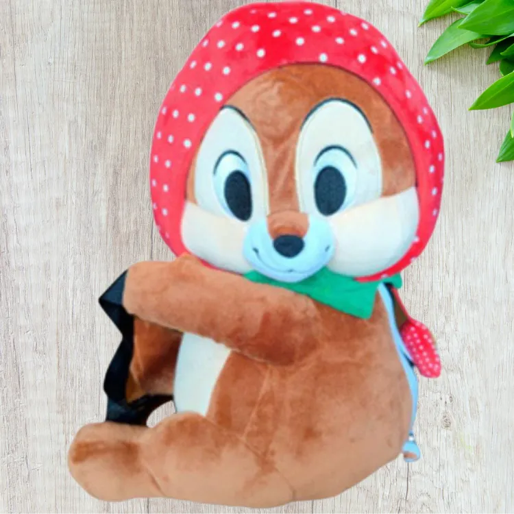 Disney Chip 'N Dale Backpack Russet Dolls Plush Doll 33cm Height Shanghai Disney-1