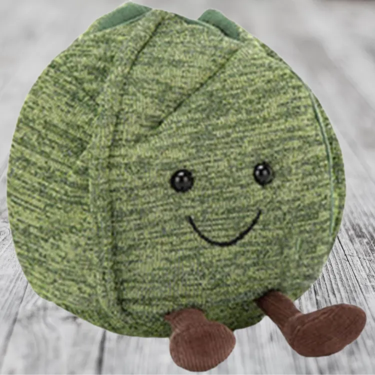 JELLYCAT Interesting Food Vegetable Cabbage Dolls Plush Doll 14cm Height-2