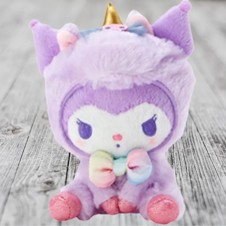 Sanrio Kuromi Unicorn Party Collection Dolls Plush Doll 14cm Height-3