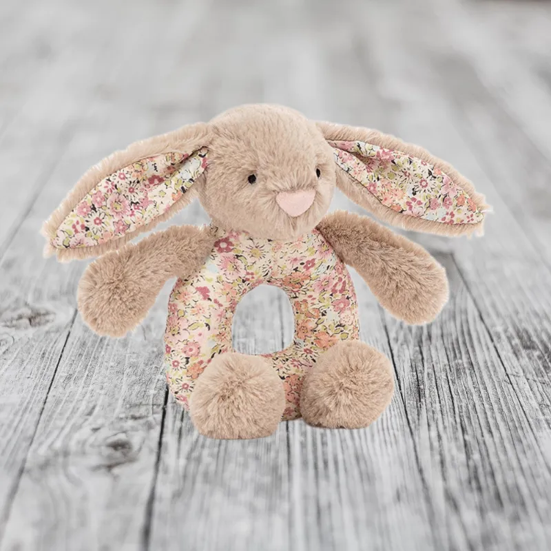 JELLYCAT Blossom Bea Beige Bunny Grabber Stuffed Animal-2
