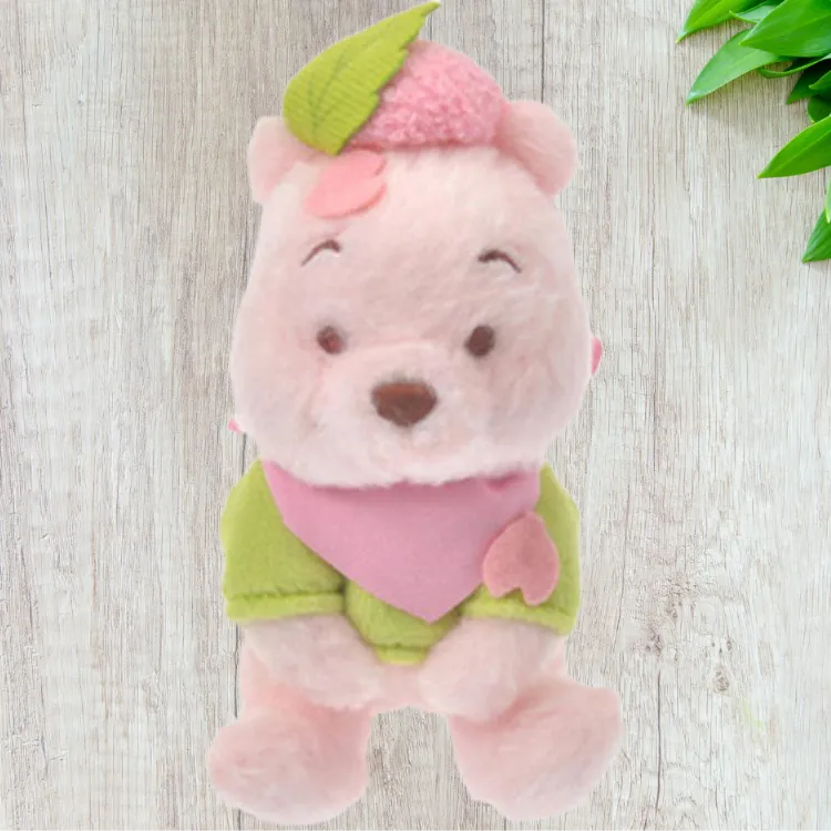 Disney Cherry Blossom Winnie Dolls Plush Doll Small Size Tall Shanghai Disney-2