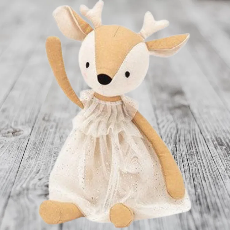 JELLYCAT Jolie Fawn Stuffed Animal-2