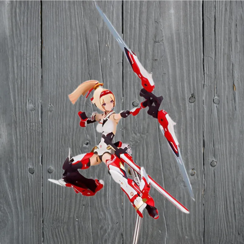 SHOUWU Machine Girl Goddess Device Zhu Luo Archer Model Kits-3