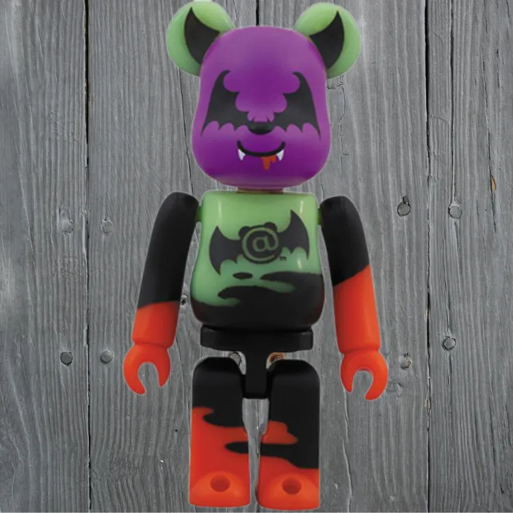 BE@RBRICK 2010 HALLOWEEN Hang Tag Box 100%-3