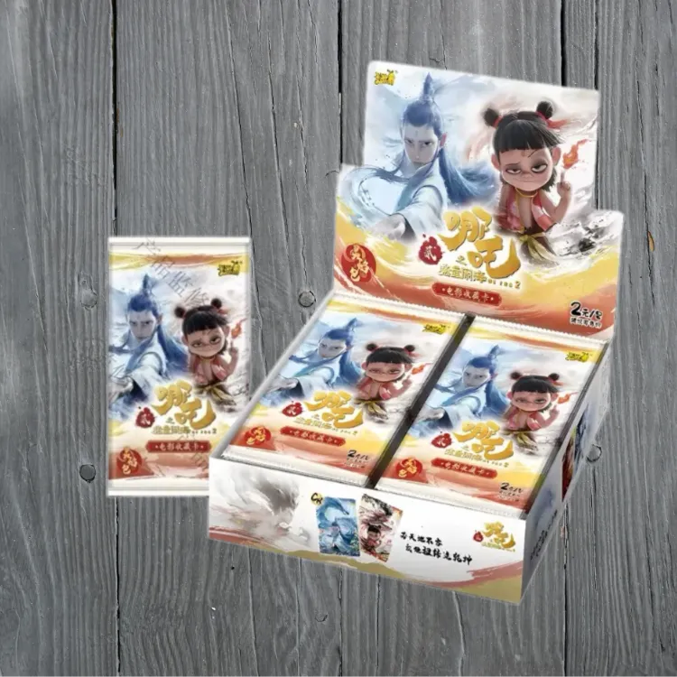 KAYOU Ne Zha The Magic Child Stirs The Sea 2 Spirit Flame Pack IP/Anime Cards Whole Box-3