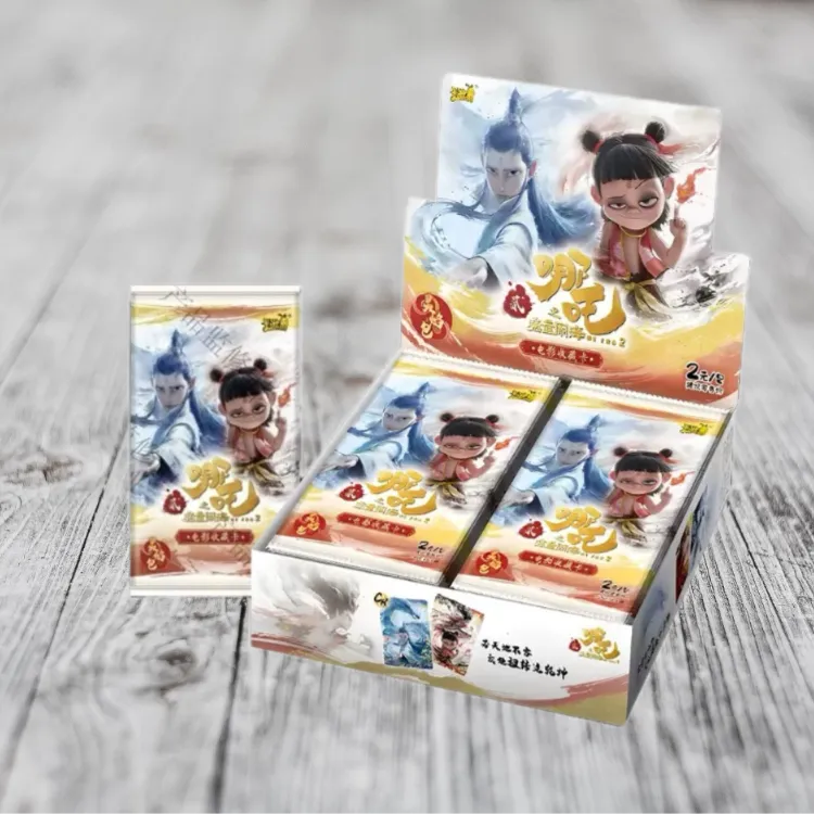 KAYOU Ne Zha The Magic Child Stirs The Sea 2 Spirit Flame Pack IP/Anime Cards Whole Box-2