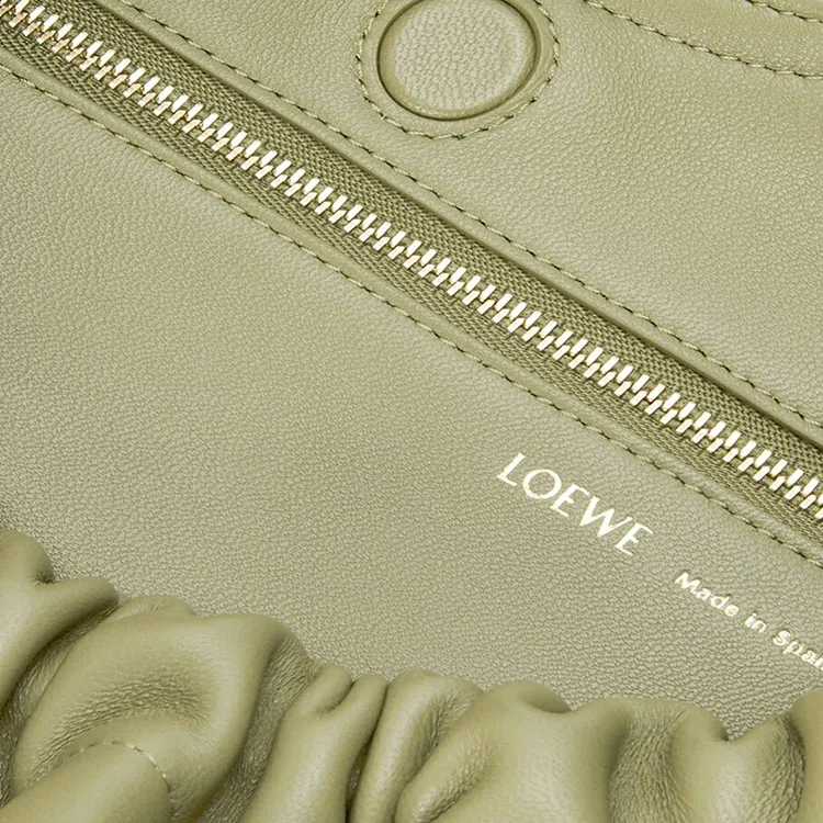 LOEWE Nappa Sheep Leather Shoulder Bag Crossbody Bag Handbag Medium Size Women's Eucalyptus Green-6