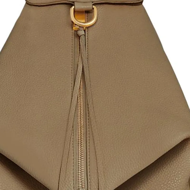 REBECCA MINKOFF Leather Backpack Women's Clay-3