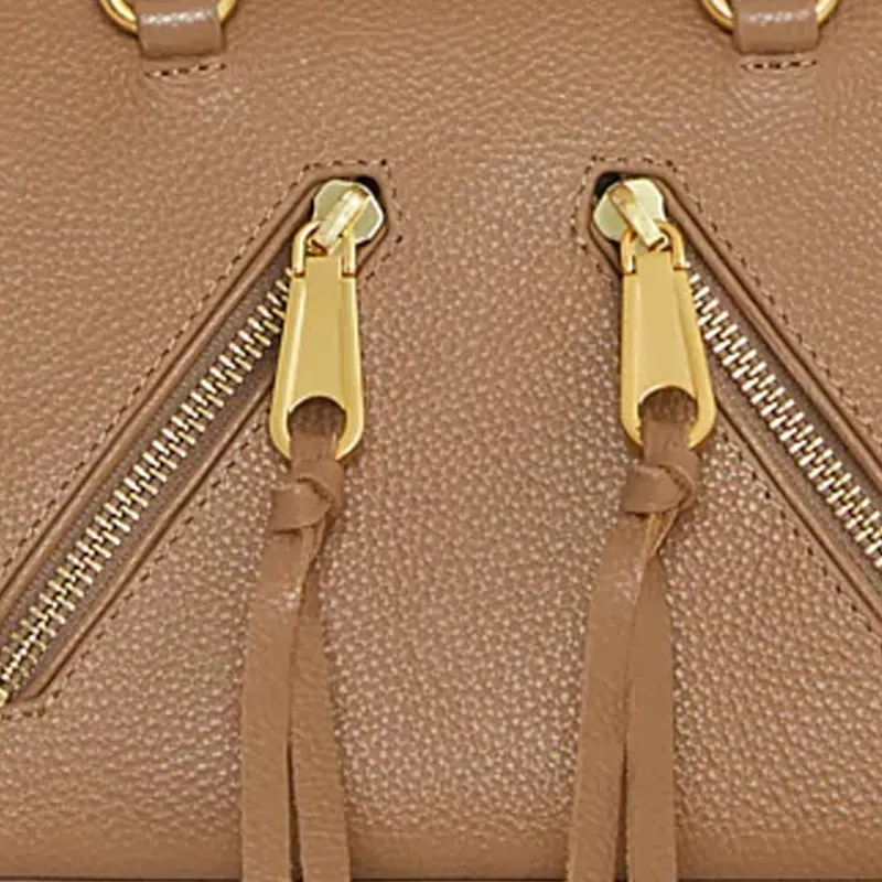 REBECCA MINKOFF Genuine Leather Shoulder Bag Crossbody Bag Women's Brown-3