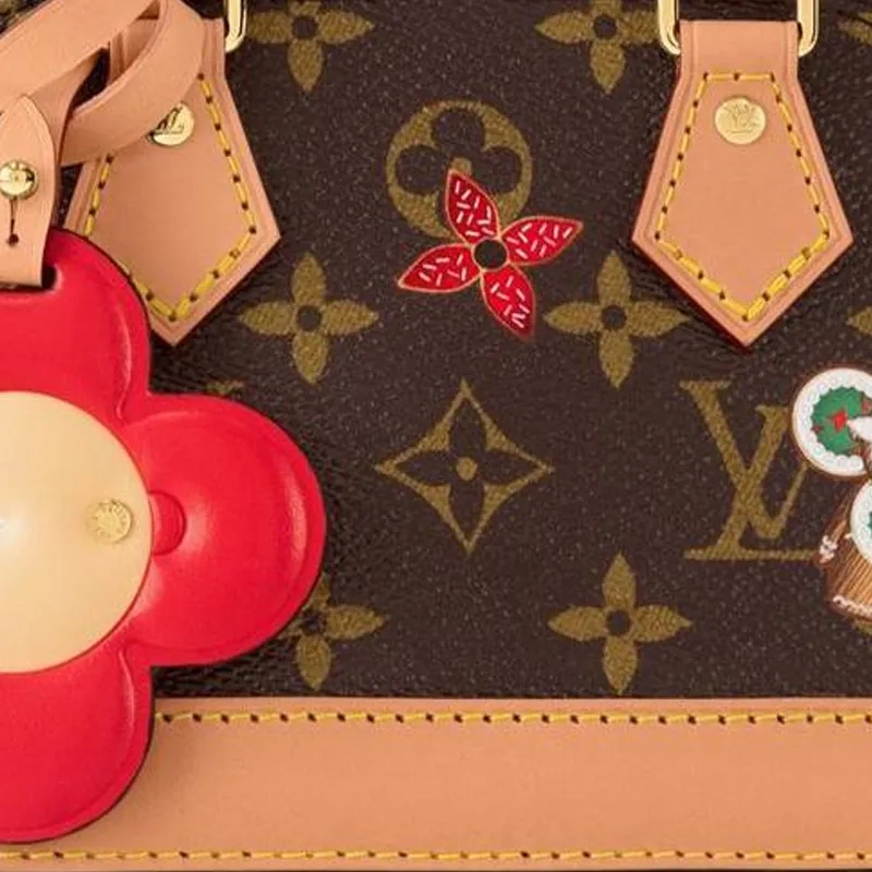 LOUIS VUITTON Nano Alma Monogram/Candy Red-4