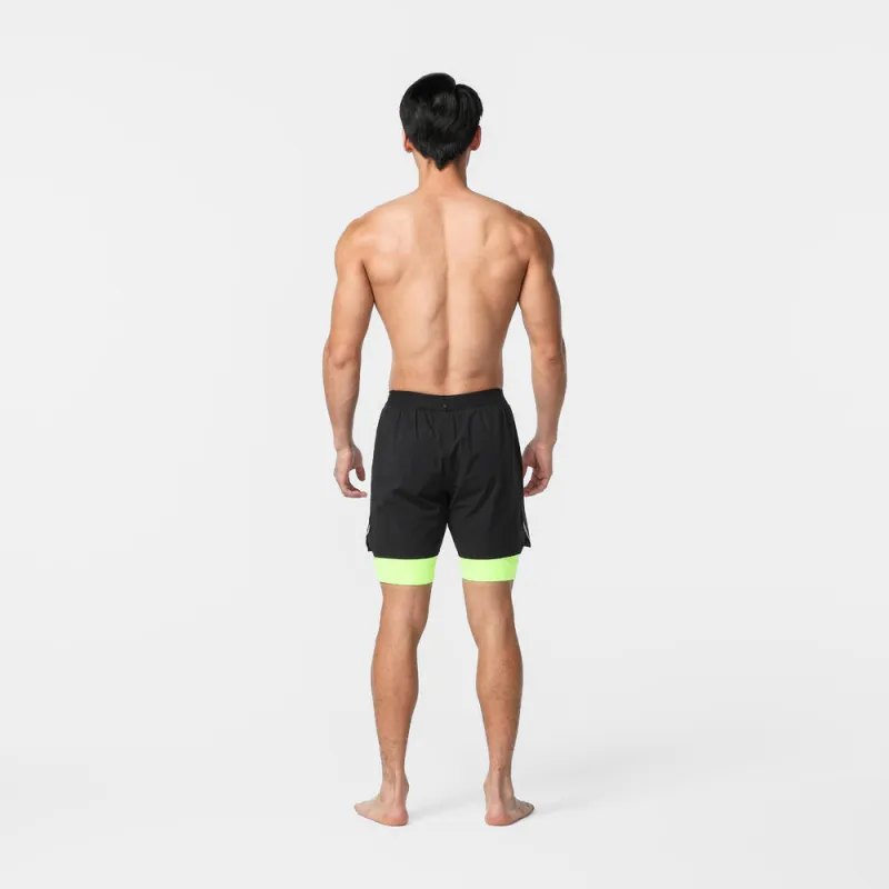 DECATHLON 500 Series Swimming Shorts Men's Black-2