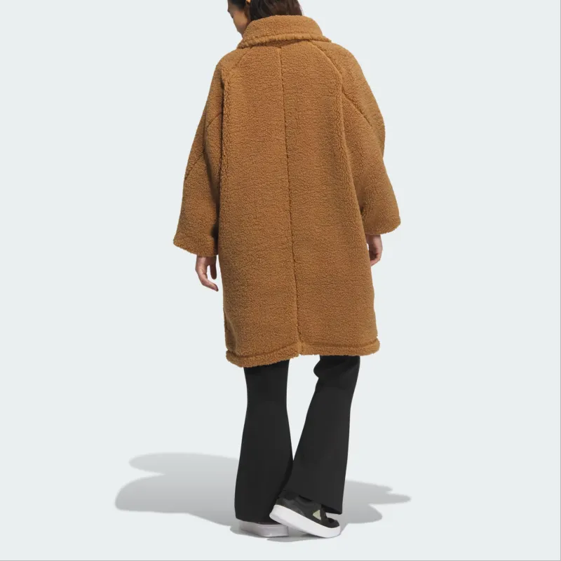 Adidas Velvet feel Coat Women's Desert Brown-2