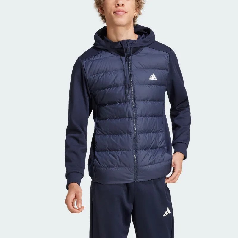 Adidas ESSENTIALS HYBRID DOWN JACKET Down Jacket Men's Legend Ink-1