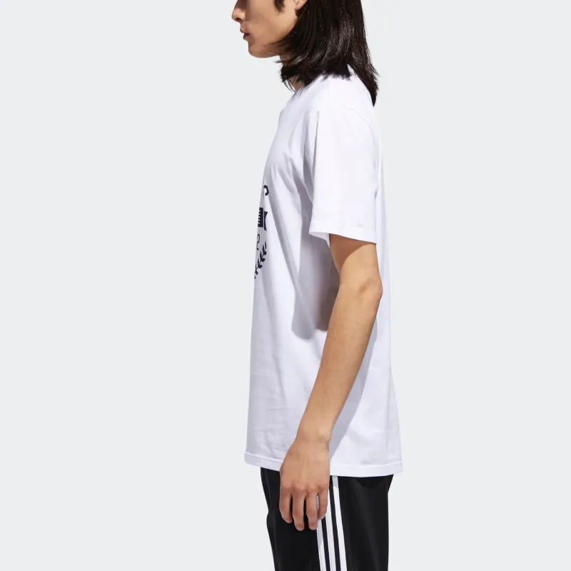 Adidas Originals Skateboarding T Shirt Men's White-5