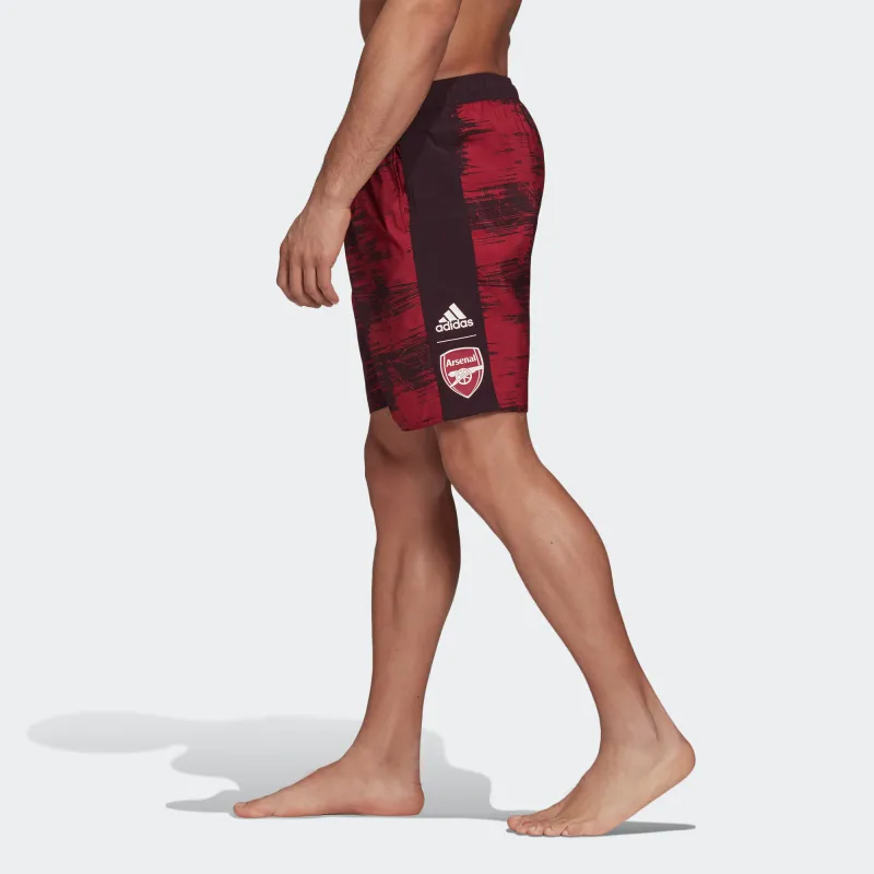 Adidas Arsenal Swimming Shorts Men's Red-4