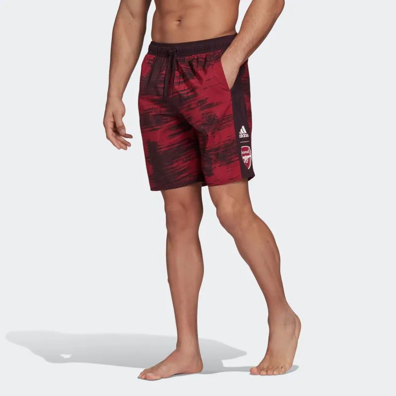 Adidas Arsenal Swimming Shorts Men's Red-5