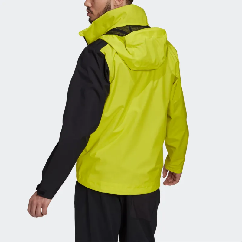 Adidas Jackets Coats Men's Acid Yellow/Black-3