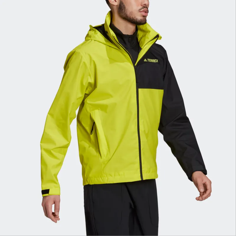 Adidas Jackets Coats Men's Acid Yellow/Black-4