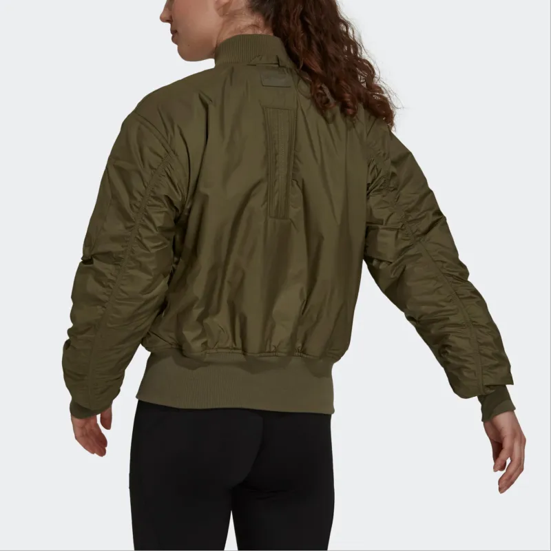 Adidas Jacket Women's Khaki Brown-3