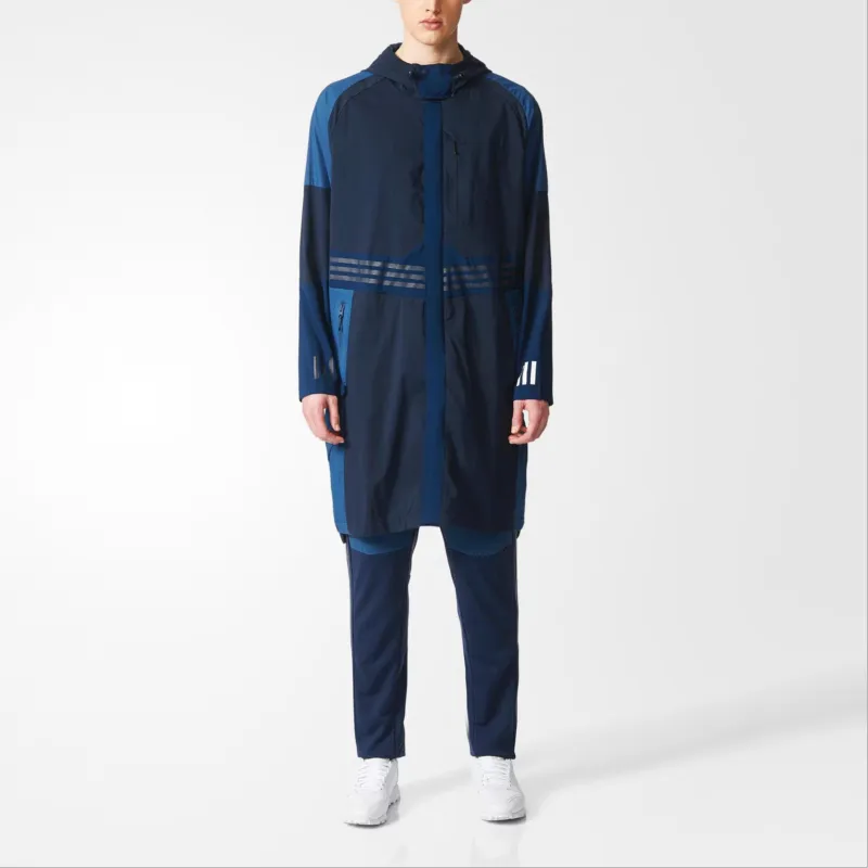 Adidas White Mountaineering Jackets Coats Men's Dark Navy Blue-2