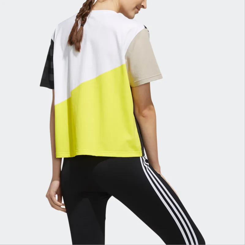 Adidas Neo T Shirt Women's White/Preppy Silver Gray-3