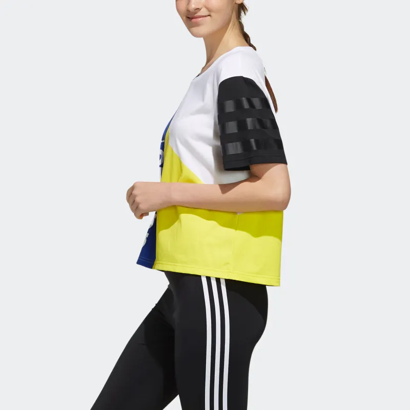Adidas Neo T Shirt Women's White/Preppy Silver Gray-5