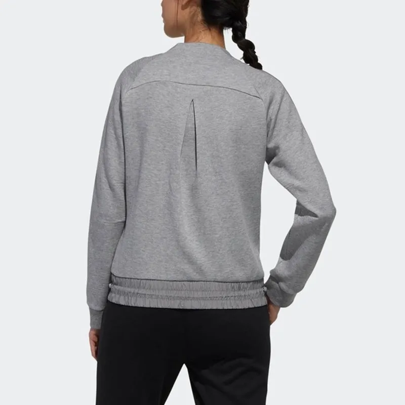 Adidas BOMBER KN BRAND Jackets Coats Women's Gray-3