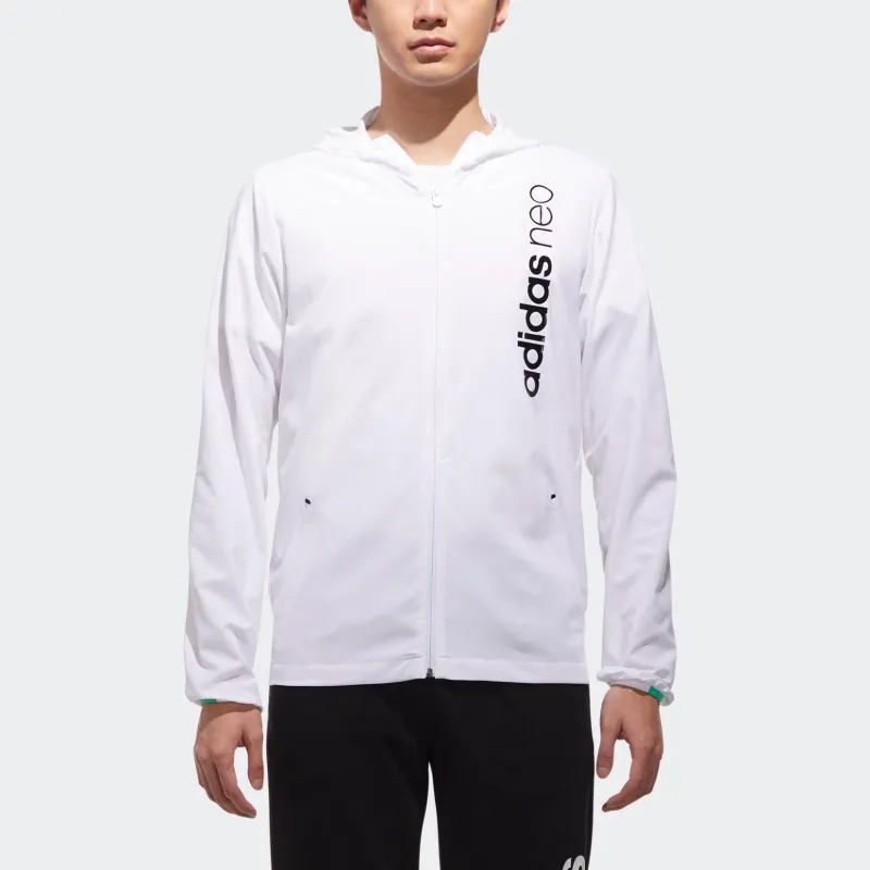 Adidas Neo M CE CL WB Jackets Coats Men's White-3