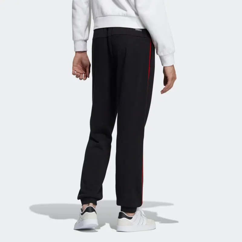 Adidas Neo M SS JAN KNT TP Knitted Sports Pants Men's Black/Bright Red-1