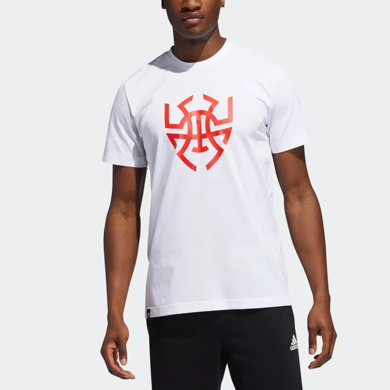 Adidas Donovan Mitchell T Shirt Unisex White-2