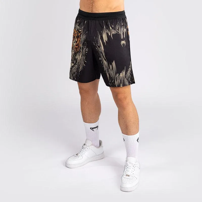 VENUM Tiger Sports Shorts Men's Black/Fluorescent Orange-1