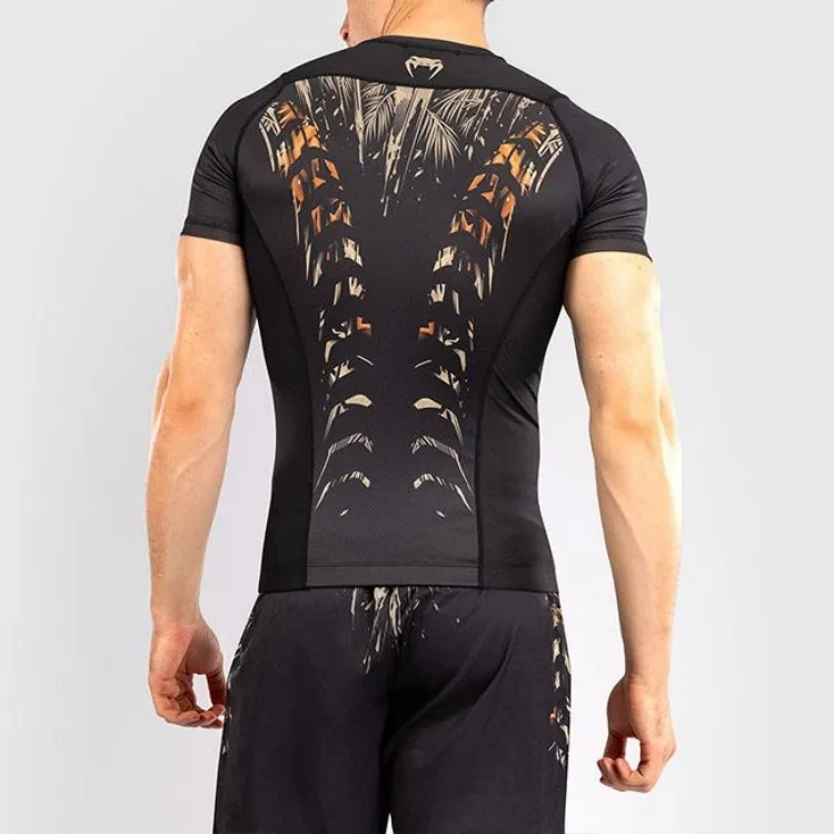 VENUM T Shirt Men's Black/Fluorescent Orange-1