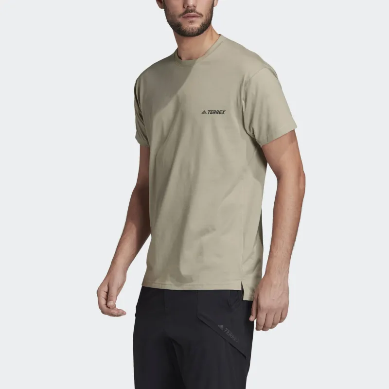 Adidas T Shirt Men's Feather Gray-5